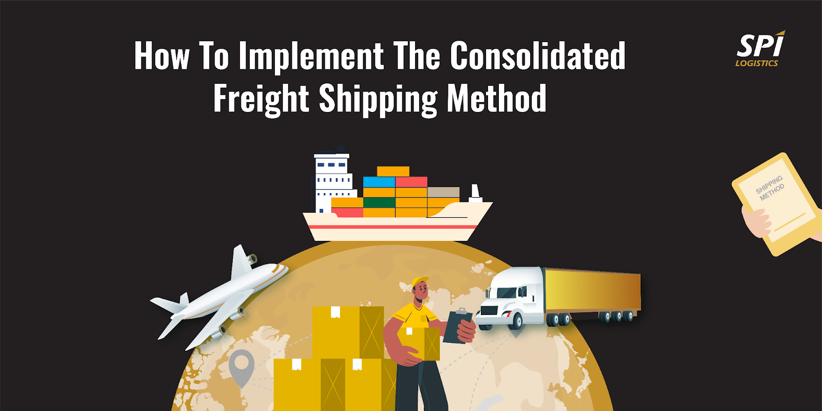 How to implement the consolidated freight shipping method