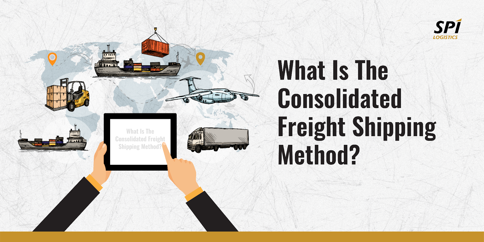 What is the consolidated freight shipping method?